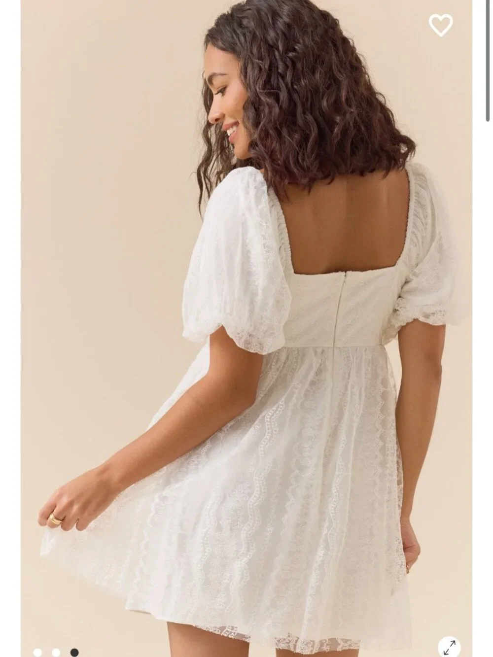 NWT Altar'd State Cambrie Mini Dress - Picture 3 of 3